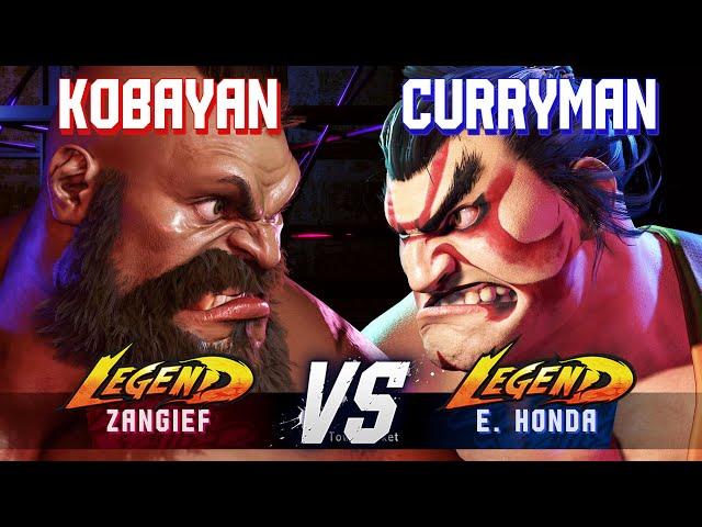 SF6 ▰ KOBAYAN (Zangief) vs CURRYMAN (E.Honda) ▰ High Level Gameplay