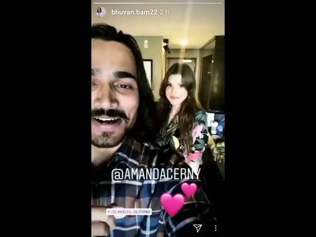 Bhuvan bum meet amanda cerny in hotel room