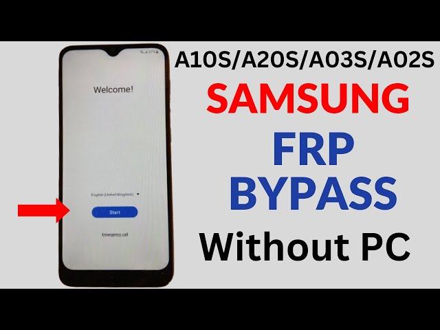 Samsung A10s/A20s/A02s/A03s Frp Bypass 2024 Android 11 | All Samsung Frp Bypass Without PC & Tools