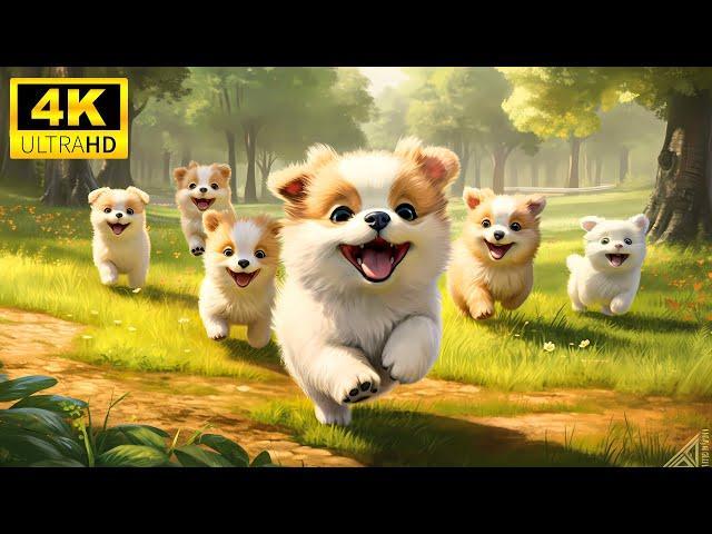 Exploring The Lives Of Young Animals With Relaxing Music, Baby Animals 4K, Cute Animals