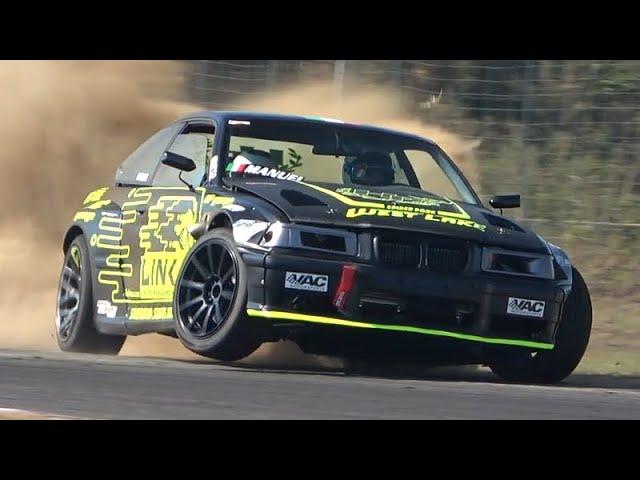 Turbo BMW E36 325i with Anti-Lag System! - Manuel Vacca Drift Car used for Practice!