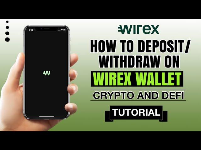 How to DEPOSIT or WITHDRAW crypto on WIREX Wallet | App Tutorial