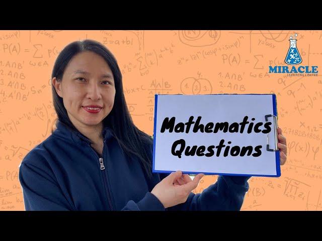 Mathematics Tuition w/ Mrs Lew - Miracle Learning Centre