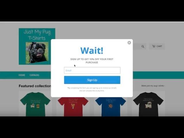 How to Create Exit Pop Ups for Shopify