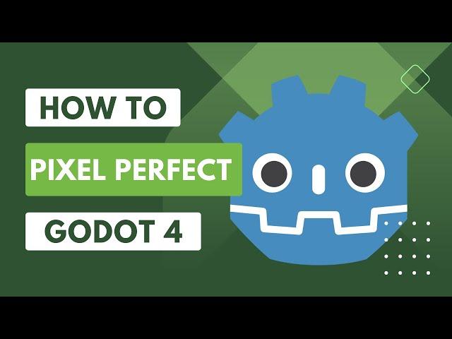 How to make a pixel perfect camera in Godot4