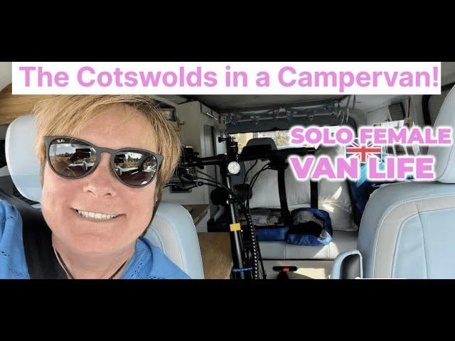 THE COTSWOLDS in a CAMPERVAN SOLO FEMALE ROAD TRIP  - Van Life UK - First stop BROADWAY