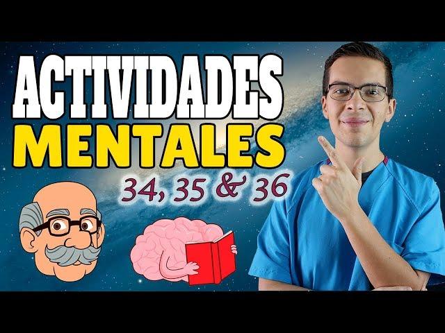 3 Excelentes Actividades para Adultos Mayores (ejercitar el cerebro y la memoria)