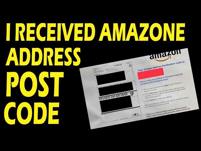 How To Set Up Amazon Seller Account Address Verification Code || Amazon Verification Code