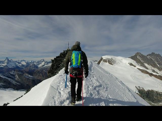 Saas-Fee - summit Allalinhorn (4,027 m) - October 2021 - 4K DJI Osmo Action stabilized by RockSteady