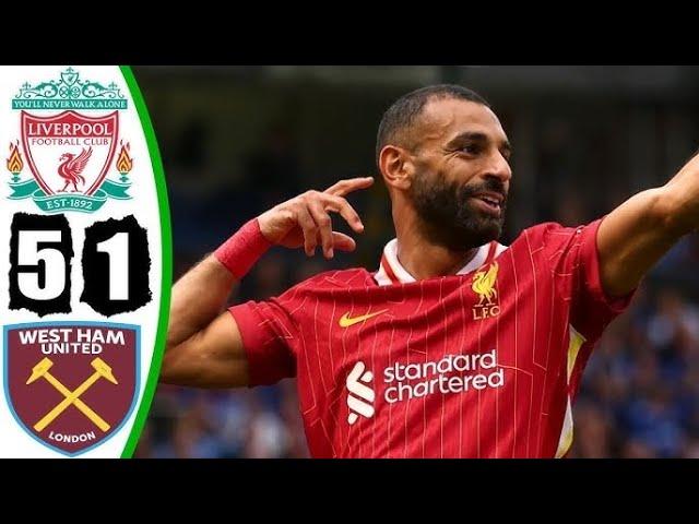 Liverpool vs West Ham ( 5-1 ) | Highlights & All Goals 4K