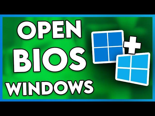 How to Open BIOS in Windows 11/10 (2024)