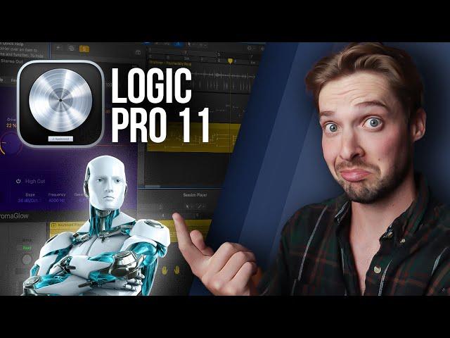 AI is TAKING OVER LOGIC PRO!! || New Logic Pro 11 Walkthrough!