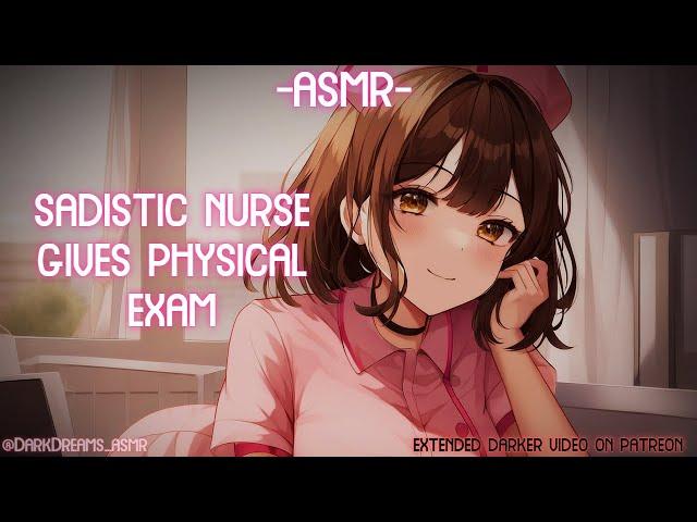 [ASMR] [ROLEPLAY] sadistic nurse does your exam (binaural/F4A)