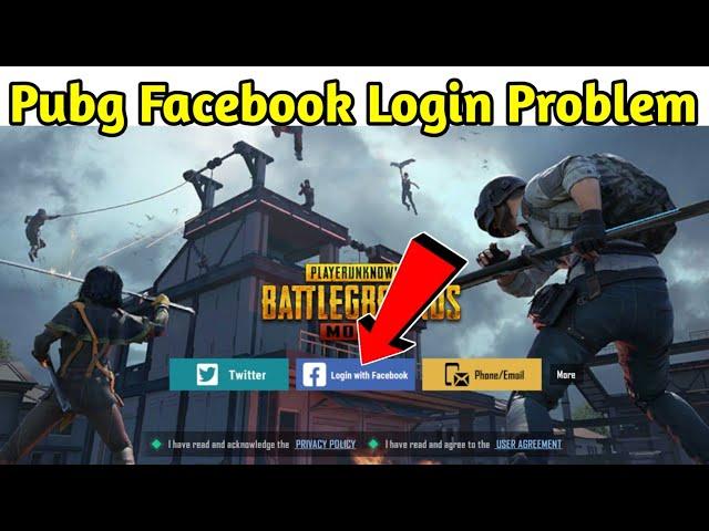 Pubg Mobile Facebook Login Problem | Pubg Mobile Login Problem Facebook | Pubg Login Problem