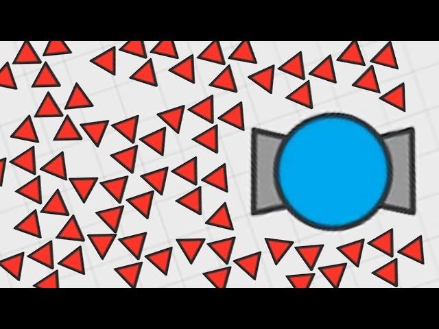 CONTROLLING A TRIANGLE ARMY IN DIEP.IO! (Diep.io)