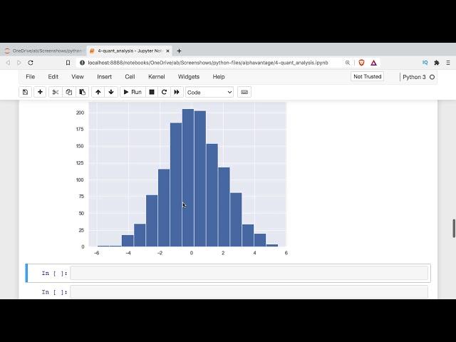 Quantitative Stock Price Analysis with Python, pandas, NumPy matplotlib & SciPy