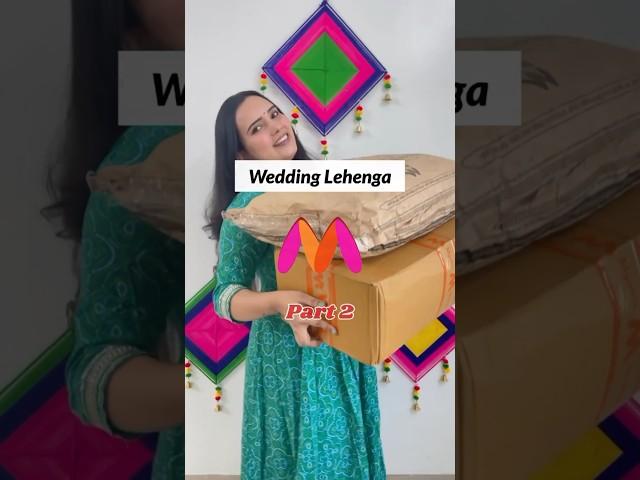 Beautiful Wedding lehenga from Myntra #myntrahaul #myntrafinds #myntra #sassymiss #weddinglooks