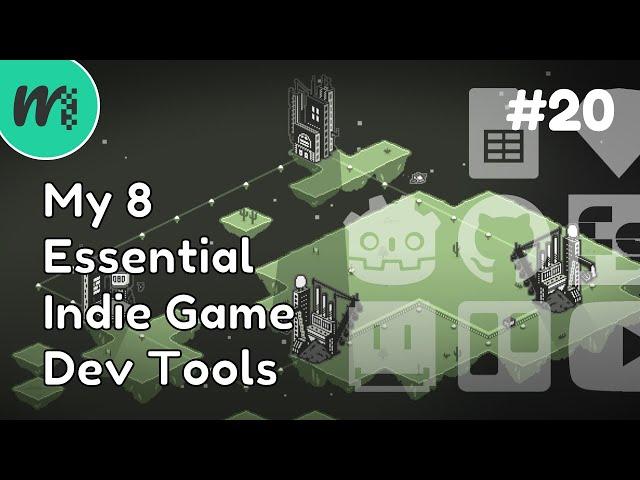 My 8 Essential Indie Game Development Tools | Indie Game Devlog | #20