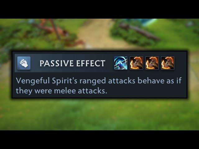 Vengeful Spirit is now melee, 7.36 Dota 2