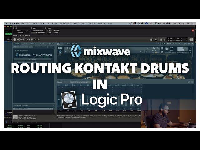 Routing Kontakt Drums in Logic // MixWave Tutorials