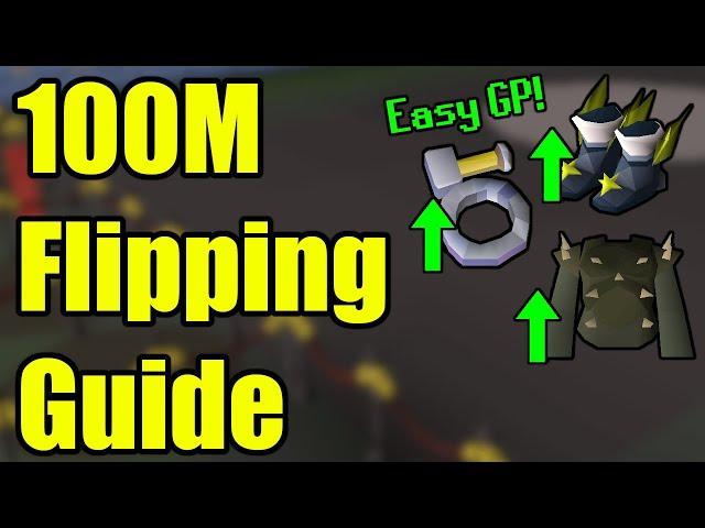 How To Make 2M+ Daily Flipping With 100M! - OSRS Low Risk Flipping Guide