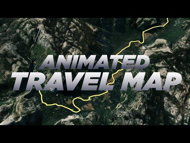 DaVinci Resolve Fusion | 3D Travel Map Effect