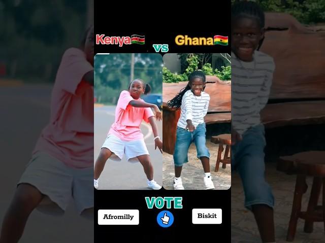 Popular tiktok dance 2024 Kenya vs Ghana ️ #dance #foryou #duet #shorts