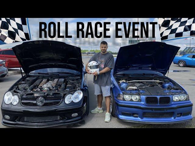 Roll Race Event - რბოლები დრაგზე (CLK55 vs Everyone)