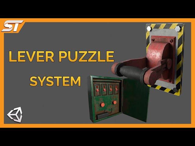 Lever Puzzle System V2 - Unity Showcase