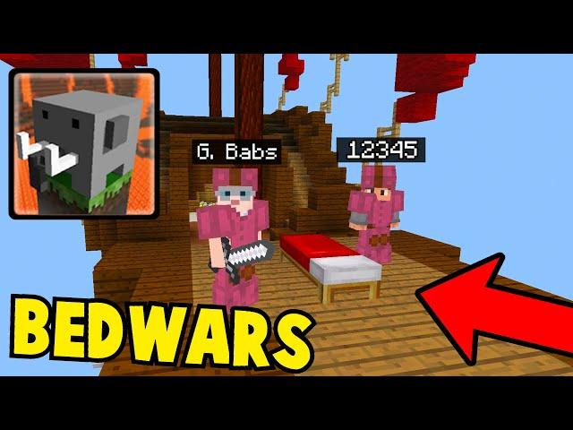 Playing BEDWARS in Craftsman Building Craft (AWESOME)