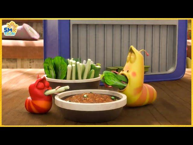 LARVA | Eat Soup | CARTOON MOVIE FOR LIFE | FUNNY CARTOON | YELLOW & RED