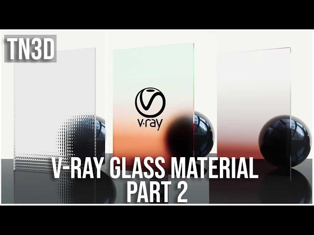 How to create Real Vray Glass Material in Vray Next Sketch-Up Part 2