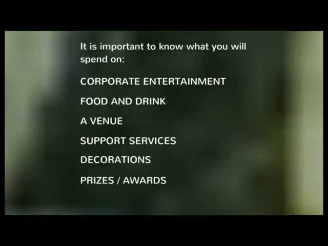 Budgeting Your Corporate Entertainment Event