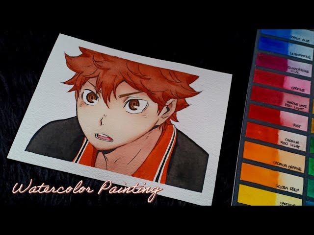 Painting Hinata Shouyou of Haikyuu!! |日向 翔陽 ハイキュー!! | Color Tutorial | Timelapse