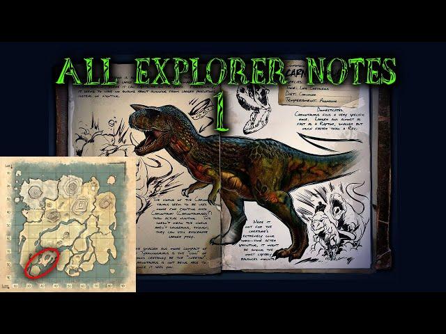 How To Find All Explorer Notes On The Island! | Ark: Survival Evolved | Part 1