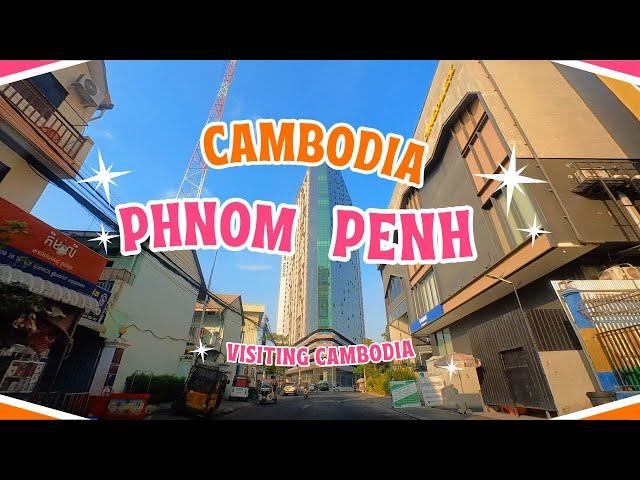 [4K] Cambodia Phnom Penh City 2024 Video 4K Skyscrapers, High Rise Building & Skyline #phnompenh #4K