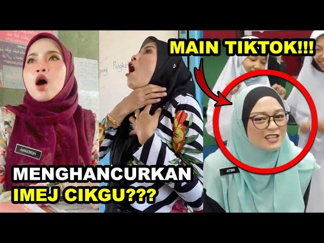 Cikgu Viral Main TIKTOK Di Kelas Buat Netizen Terhibur & Ketawa | TAPI ADA NETIZEN YANG KECAM CIKGU!