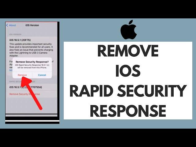 How to Remove iOS Rapid Security Response (2023)