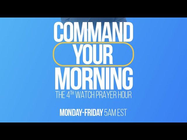 HEAR AND PRAY! to, "Command Your Morning", Wed. Dec. 18th, 5 a.m. EST. with Pastor Krista T.