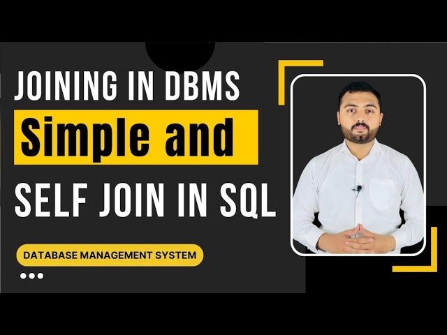 Simple and Self Join | Equi & Non Equi Join in DBMS Urdu/Hindi