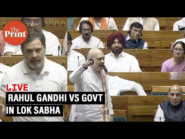 Rahul Gandhi's full speech in Lok Sabha: Modi govt counters attack over NEET, Agnipath & Hinduism