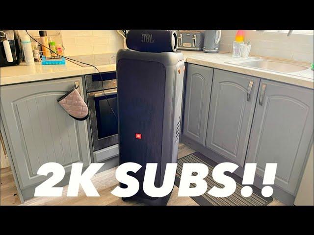 2,000 Subs/1,000,000 Views! JBL PartyBox 1000 