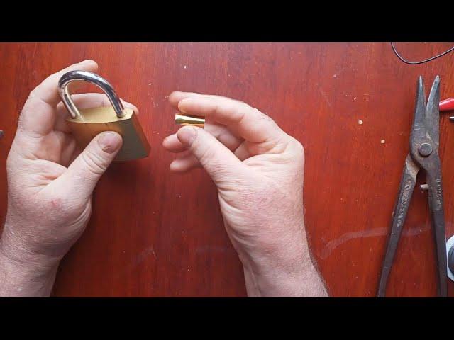 Как открыть навесной замок без ключа, если ключ потерян