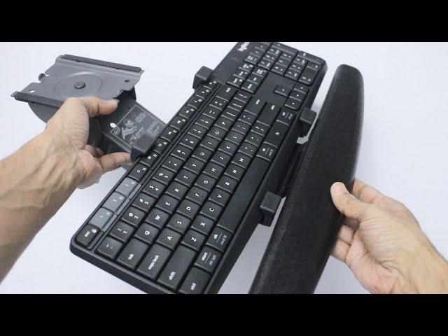 Under Desk Sliding Keyboard Tray - Adjustable - Review