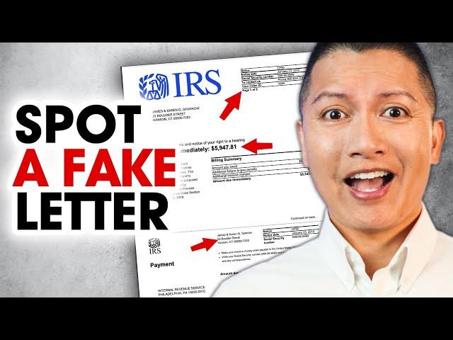 How to Spot a Fake IRS Letter | With Real Examples