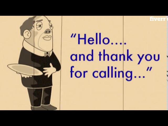 Record a voicemail message as your own british butler - Best Voice Over service