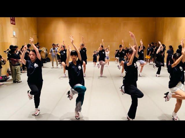 【阿波おどり】女踊りの練習風景 Women are practicing hard!!!