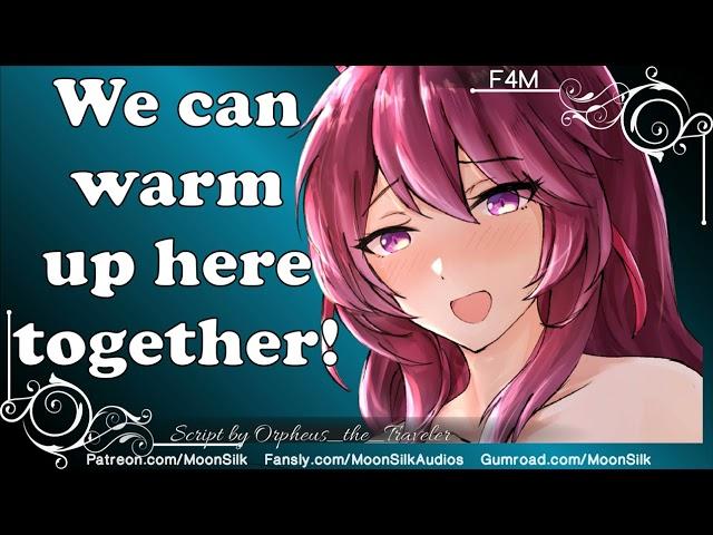 Curious Giantess x Human Listener - Cave Cuddles In A Storm Spicy Audio Preview