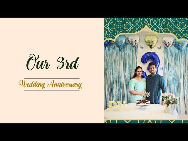 Maa 3rd Anniversary | Anniversary Vlog | Telugu Couple Australia | Anniversary Decor | Telugu Vlogs