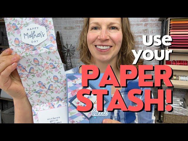 Use Your Paper Stash With 7 Ways To See Both Sides of Your Designer Paper!